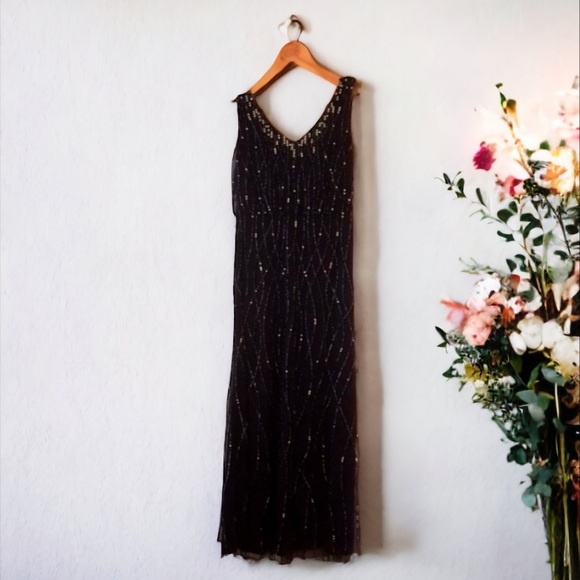 BHLDN Adrianna Papell Midnight Brooklyn Elegant Formal Dress Size 0 - Picture 5 of 13